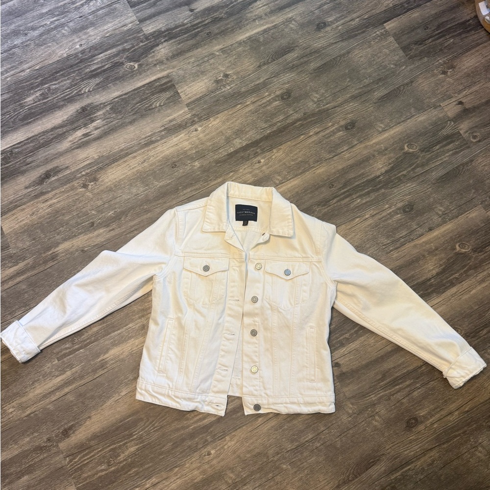Lucky Brand white Denim Jacket